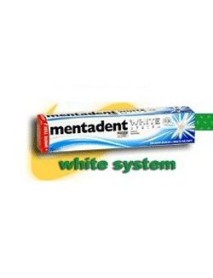 MENTADENT DENTIFRICIO WHITE SYSTEM 75ML