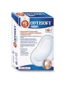 PIC OPTISOFT COMFORT GARZE OCULARI ADESIVE 10 GARZE