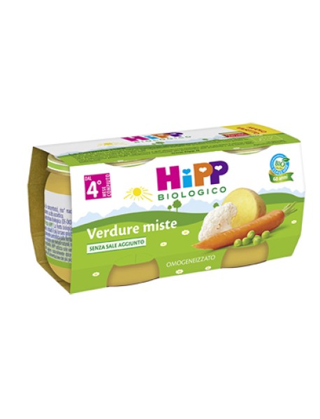 HIPP OMO VERDURE MISTE 2X80