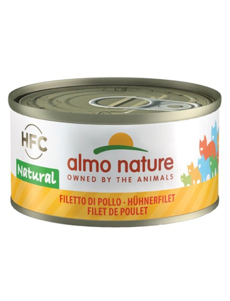 ALMO NATURE CAT POLLO BIANC70G