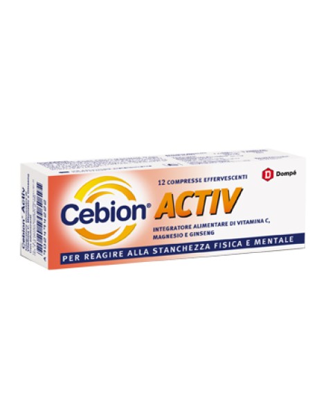 CEBION ACTIV 12 COMPRESSE EFFERVESCENTI 4G