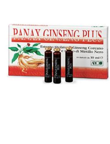 PANAX GINSENG PLUS 10F 10ML ABC