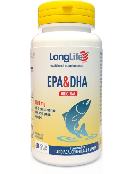 LONGLIFE EPA DHA OLIO DI PESCE 60 PERLE 