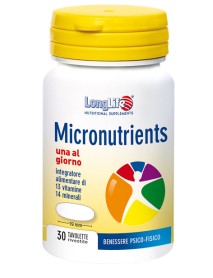 LONGLIFE MICRONUTRIENTS 30 TAVOLETTE 