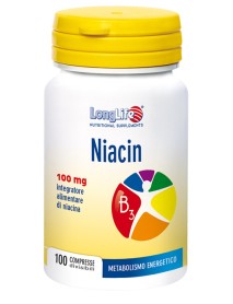 LONGLIFE NIACIN 100MG 100 TAVOLETTE 