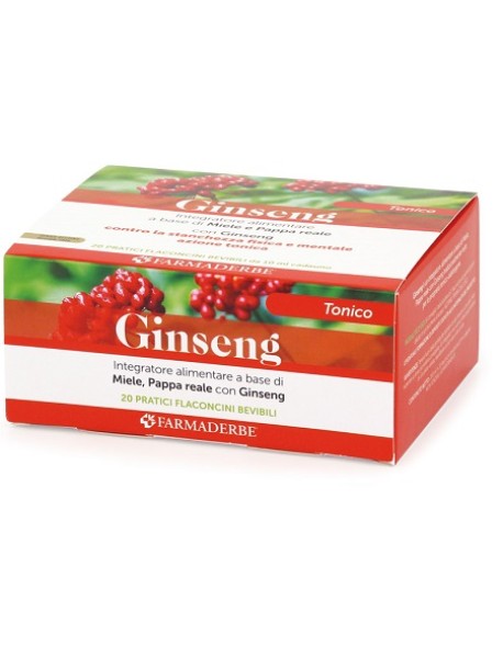 FARMADERBE GINSENG MAXIMUM PLUS 20 FLACONCINI DA 10ML