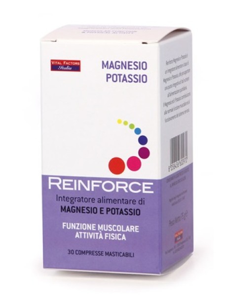 VITAL FACTORS REINFORCE MAGNESIO E POTASSIO 30 COMPRESSE