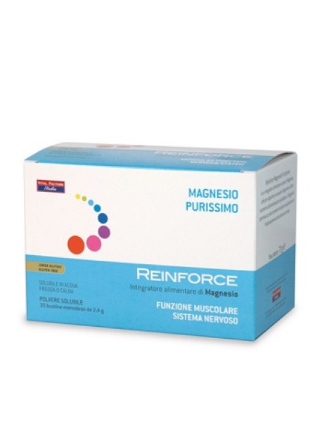 VITAL FACTORS REINFORCE MAGNESIO PURISSIMO 30 BUSTINE DI POLVERE SOLUBILE