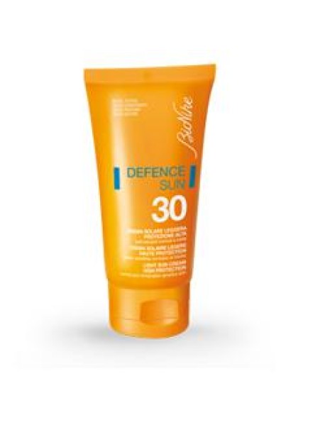 BIONIKE DEFENCE SUN CREMA SOLARE LEGGERA SPF30 PROTEZIONE ALTA 50ML