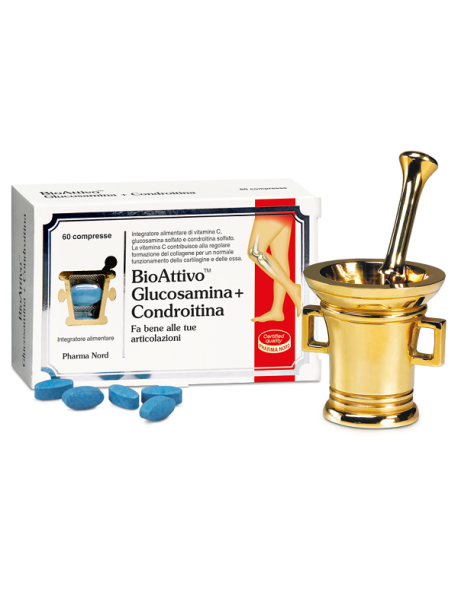 BIOATTIVO GLUCOSAMINA + CONDROITINA 60 COMPRESSE 