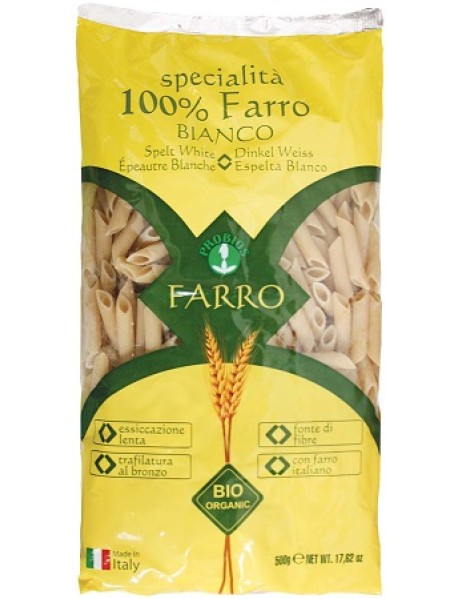 PENNE RIG FARRO BIANCO 100% 500G