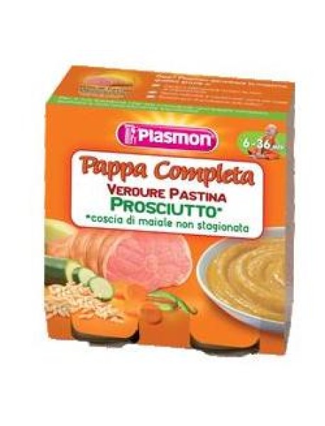 PLASMON PAPPA COMPLETA PROSCIUTTO/VERDURE/PASTINA/PROSCIUTTO 
