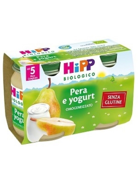 HIPP BIO OMOGENEIZZATO PERA E YOGURT 2X125G