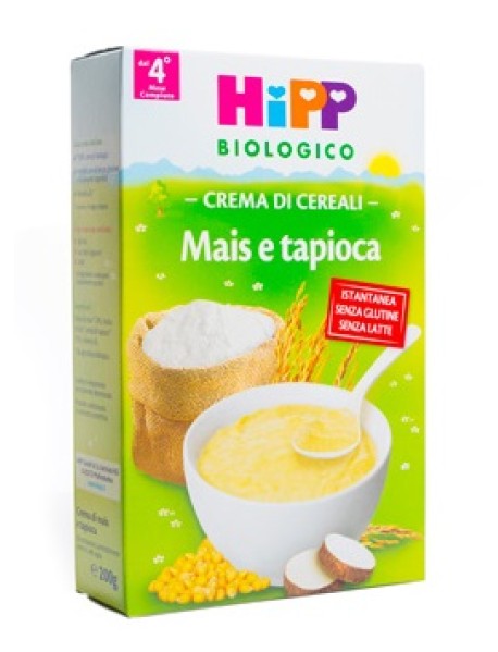 HIPP BIO CREMA MAIS E TAPIOCA ISTANTANEA 200G