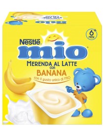 NESTLE' MIO MERENDA AL LATTE GUSTO BANANA 4 VASETTI DA 100G