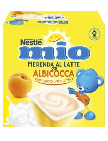 NESTLE' MERENDA AL LATTE GUSTO ALBICOCCA 4 VASETTI DA 100G