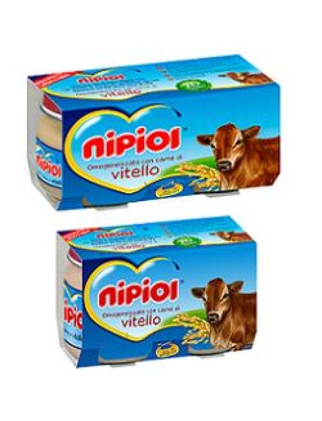 NIPIOL OMOGENEIZZATO VITELLO 80GX2