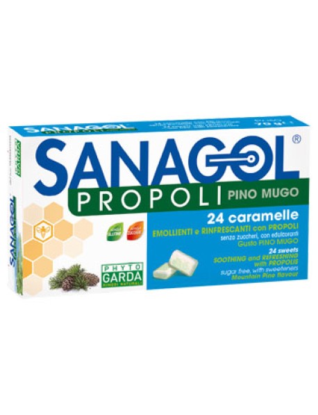 SANAGOL PROPOLI ERBE BALSAMICHE 24 CARAMELLE