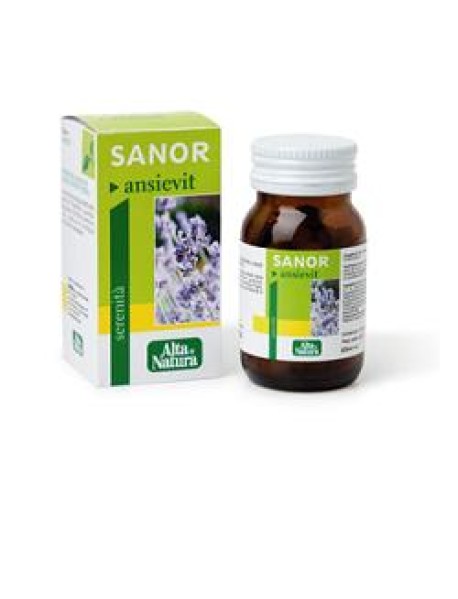 ALTA NATURA SANOR ANSIEVIT 100 TAVOLETTE 400MG