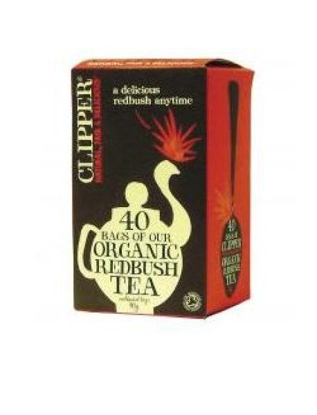 CLIPPER TE ROOIBOS 40FILT 90G