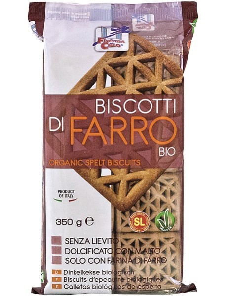 LA FINESTRA SUL CIELO BISCOTTI DI FARRO SENZA LIEVITO 350G 