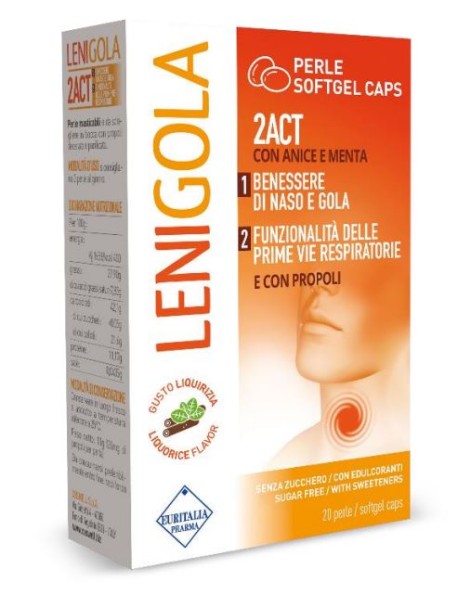 LENIGOLA BALSAMICHE ALLA LIQUIRIZIA 20 PERLE