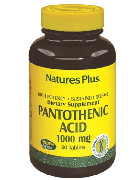 NATURE'S PLUS ACIDO PANTOTENICO 1000MG 60 TAVOLETTE