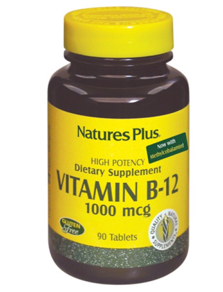 NATURE'S PLUS VITAMINA B12 1000MCG 90 TAVOLETTE 