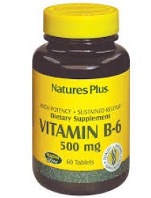 NATURE'S PLUS VITAMINA B6 500MG 60 TAVOLETTE