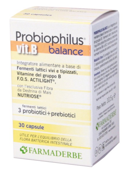 PROBIOPHILUS VITAMINA B 30CPS