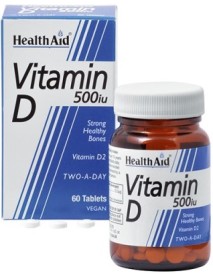 VITAMINA D 500UI 60 COMPRESSE HEALTHAID