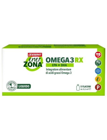 ENERZONA OMEGA 3 RX 5 FLACONI