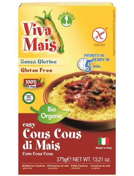 PROBIOS COUS COUS MAIS S/G 375G