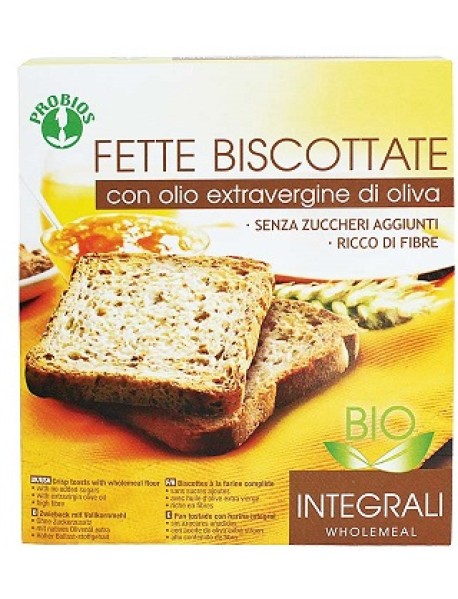 PROBIOS FETTE BISCOTTATE INTEGRALI SENZA ZUCCHERO BIO 270G