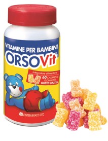 ORSOVIT CARAMELLE GOMMOSE FRUTTA SENZA GLUTINE 60 CARAMELLE