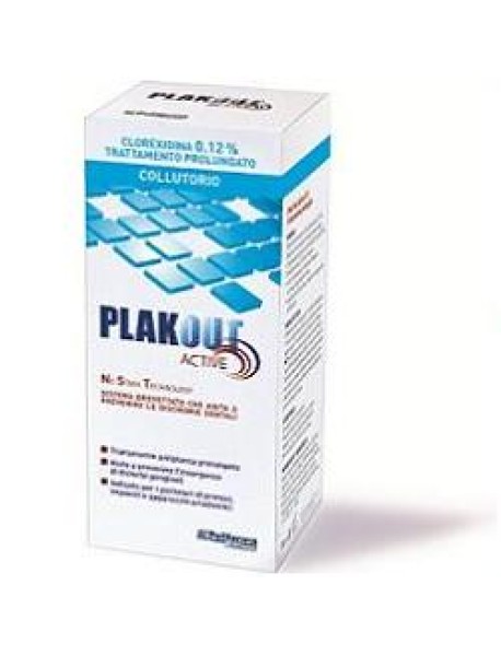 PLAK OUT COLLUTORIO ACTIVE CLORIDRATO 0,12%