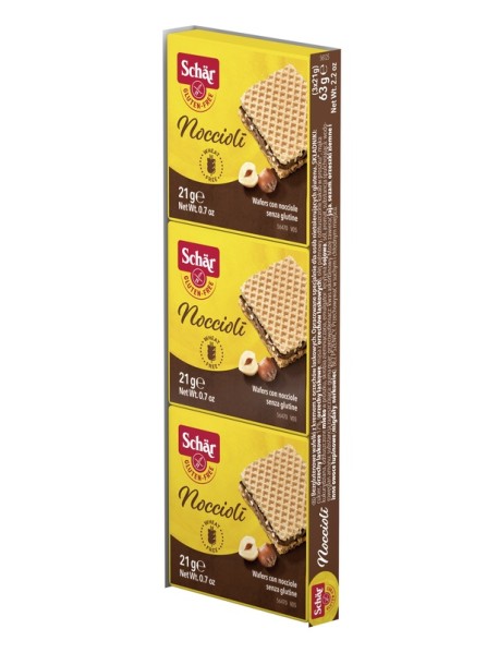 SCHAR SNACK NOCCIOLI 3X21G