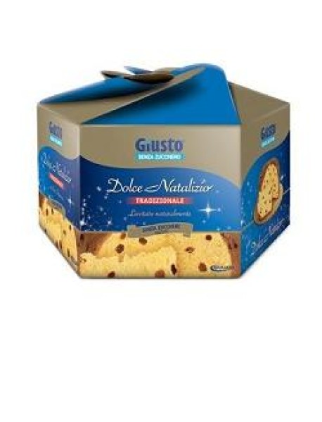 GIUSTO SENZA ZUCCHERO DOLCE NATALIZIO 600G 