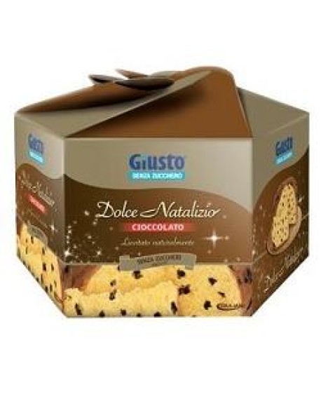 GIUSTO SENZA ZUCCHERO DOLCE NATALIZIO AL CIOCCOLATO 600G