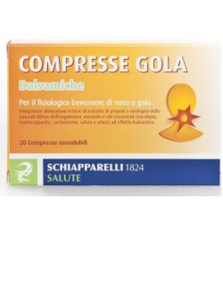 SCHIAPPARELLI GOLA BALS 20CPR