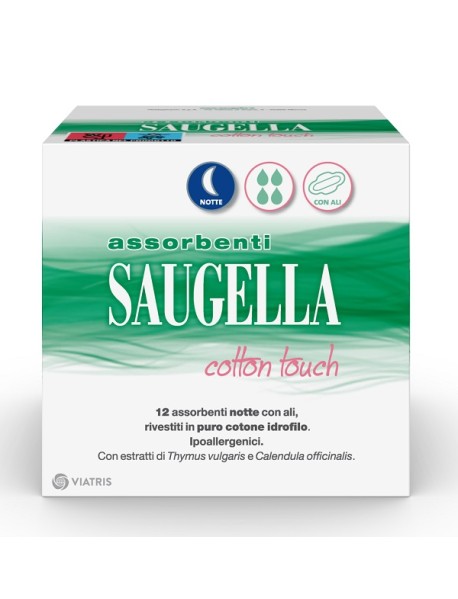 SAUGELLA COTTON TOUCH ASSORBENTE NOTTE 12 PEZZI 