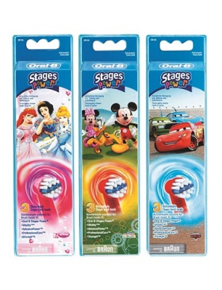 ORAL-B TESTINE DI RICAMBIO PER SPAZZOLINO KIDS STAGES POWER EB10-3K