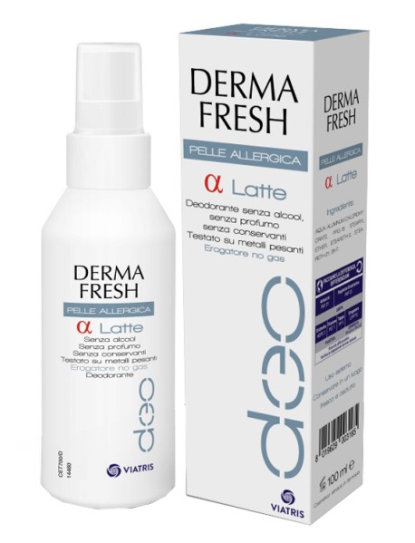 DERMAFRESH DEODORANTE PER PELLE ALLERGICA ALFA LATTE 100ML