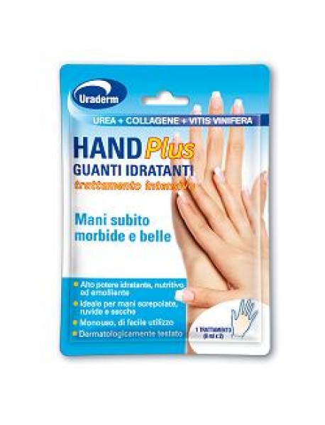 URADERM HAND PLUS GUANTI MONOUSO 2 PEZZI DA 8ML