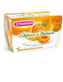 PLASMON SAPORI DI NATURA ALBICOCCA E BANANA 4X100G