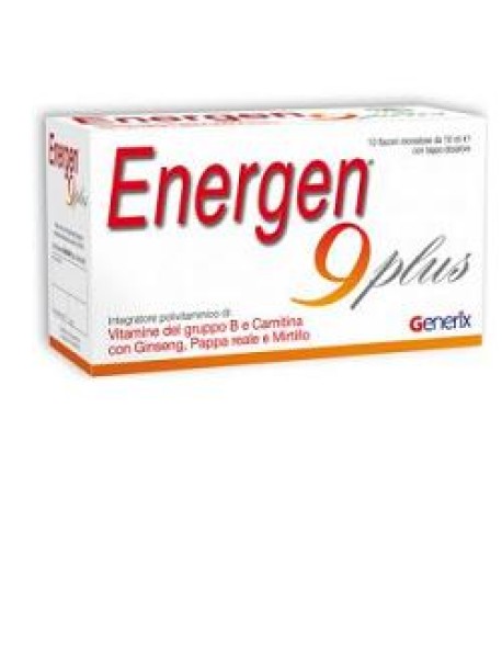 ENERGEN 9 PLUS FORTE AD 10 FLACONCINI 10ML