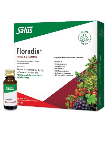 SALUS HAUS FLORADIX 10 FLACONCINI DA 20ML