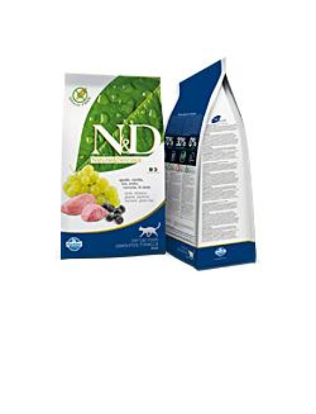 N&D CAT AGNELLO&MIRT AD M1,5KG