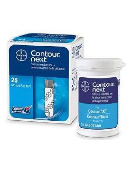 CONTOUR NEXT GLICEMIA 25 STRISCE