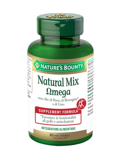 NATURE'S NATURAL MIX OMEGA 60 PERLE